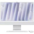 Apple iMac 24 Retina 4.5K (M4, 2024) 61 cm (24 Zoll) Silber Apple M4 8‑Core CPU mit 4 Performance-Kernen und 4 Effizienz-Kernen 16 GB RAM 256 GB SSD Apple M4