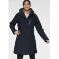 Parka KILLTEC, Damen, Gr. 48, blau (marine), Obermaterial: 100% Polyester. Futter: 100% Polyester, unifarben, sportlich, hoch geschlossener Ausschnitt, Langarm mit verstellbarem Klettverschluss, Jacken