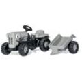 Trettraktor little grey Fergie + Anhänger Kinderfahrzeug Tretfahrzeug - Rolly Toys