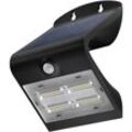 Solar LED-Wandleuchte mit Bewegungsmelder, 3,2 w, schwarz - Goobay