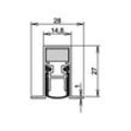 Athmer - Türdichtung Schall-Ex® duo L-15/28 os 1-404 2-s.L.