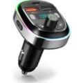 Bluetooth 5.3 FM-Transmitter, Auto-Bluetooth-Adapter Typ-C-Radio-Adapter PD 30 W & QC 3.0 Auto-Schnellladegerät Freisprechanruf MP3-Player