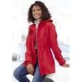 Softshelljacke VIVANCE ACTIVE, Damen, Gr. 42, rot, Softshell, Obermaterial: 100% Polyester, unifarben, casual, figurbetont kniefrei, Jacken, mit Kordelzug an der Taille