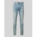 Slim Fit Jeans mit Label-Detail Modell 'ONYX'