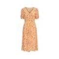 Kleid mit Print Apricot - Gr.: 44