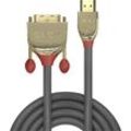 LINDY HDMI / DVI Adapterkabel HDMI-A Stecker, DVI-D 18+1pol. Stecker 2.00 m Grau 36195 HDMI-Kabel