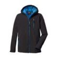 Softshelljacke KILLTEC "Boys Softshelljacke" Gr. 128, grau (anthra) Kinder Jacken