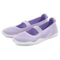 Sneaker Ballerinas LASCANA Gr. 42, lila (flieder), Damen, Obermaterial: 100% Textilmaterial. Futter: 100% Textilmaterial. Decksohle: 100% Textilmaterial. Laufsohle: 100% Synthetik, unifarben, Schuhe, Freizeitschuh, Slipper, Halbschuh, Slip On Sneaker superleicht VEGAN