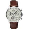 Chronograph IRON ANNIE "Bauhaus, Solar Chronograph, 5086-5", braun, Armbanduhren, Herren, Armbanduhr, Herrenuhr, Solar, Datum, Made in Germany