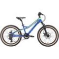 Jugendfahrrad BIKESTAR Gr. 28, blau (blau, grün), Fahrräder, Kinder, 28cm, 20 Zoll (50,80cm)