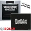 Bosch - Herdset Einbaubackofen EcoClean mit Induktionskochfeld PowerBoost - autark, 60 cm