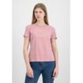 T-Shirt ALPHA INDUSTRIES "Alpha Industries Women - T-Shirts Crystal T Women", Damen, Gr. L, rosa (silber pink), Obermaterial: 100% Baumwolle, Kurzarm, Shirts