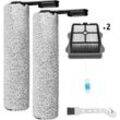 XVX - Ersatzbürstenrolle und HEPA-Filter für Tineco Floor One S5 / S5 Pro / S5 Pro 2 / S5 Extreme Nass- und Trockensauger, 2 Bürstenrollen + 2 Filter