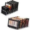 Acryl-Kosmetik-Aufbewahrung, Make-up-Organizer mit 7 Fächern für Make-up-Lidschatten-Paletten, Schattenpalette - Ahlsen