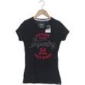 Superdry Damen T-Shirt, schwarz, Gr. 38