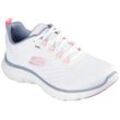 Sneaker SKECHERS "FLEX APPEAL 5.0", Damen, Gr. 38, rosa (weiß, rosa), Textil, sportlich, Schuhe, Freizeitschuh, Halbschuh, Schnürschuh für Freizeit und Sport