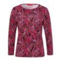 Shirt Rundhals-Ausschnitt Laura Biagiotti Roma pink