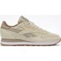 Sneaker REEBOK CLASSIC "CLASSIC LEATHER" Gr. 36,5, classic beige, classic beige, ash, Leder, Synthetik, Schuhe