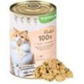 6 x 400 g Lecker.Pet® Balu's 100 % Huhn und Truthahn Katzenfutter Nassfutter