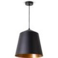 Deckenleuchte PACO HOME "Jackson" Lampen Gr. Ø 32,5cm H: 32cm, schwarz Esszimmerlampe Pendellampe Pendelleuchte Wohnzimmer Esszimmer Pulverbeschichtet Industrial Design E27