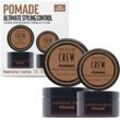 Styling-Creme AMERICAN CREW "Pomade Duo Styling Set - Classic Pomade 85 gr + 50 gr" Haarstylingmittel Gr. 135 g, braun (135 g)