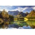 Fototapete PAPERMOON "Fluss in Landschaft", bunt, B:5,00m L:2,80m, Vlies, Tapeten