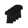 T-Shirt GANT "T-Shirt 4er Pack" Gr. L, schwarz Herren Shirts