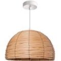 Pendelleuchte PACO HOME "Gogo" Lampen Gr. Ø 36cm H: 25,5cm, weiß Deckenlampe LED Wohnzimmer Und Schlafzimmer, Gras, Deko E27