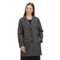 Jackenblazer BETTY & CO "Betty & Co Longjacke mit Reverskragen" Gr. 36, braun (schwarz, taupe), Damen, Obermaterial: 85% Polyester, 15% Schurwolle., Blazer, Material