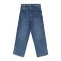 Regular-fit-Jeans S.OLIVER JUNIOR, Jungen, Gr. 140, N-Gr, blau (blaureg), Denim/Jeans, Obermaterial: 98% Baumwolle, 2% Elasthan, unifarben, casual, regular fit knöchellang, Jeans, im Five-Pocket Style