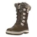 Stiefel MOLS "Enfield", Gr. 36, braun, Synthetik, Polyurethane, casual, Schuhe, mit modischem Kunstfell-Besatz