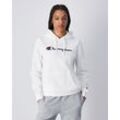 Kapuzensweatshirt CHAMPION "Hooded Sweatshirt" Gr. L (42/44), weiß (wht) Damen Sweatshirts