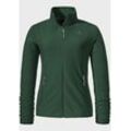 Fleecejacke SCHÖFFEL "Hiking Fleece Jk Style Ash WMS" Gr. 34, grün (6965, grün), Damen, Oberstoff: 100% Polyester, Jacken