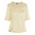 Shirtbluse HERMANN LANGE COLLECTION "HERMANN LANGE Collection Shirt Amelie" Gr. 40, beige (ecrue), Damen, 100% Polyester, Blusen