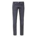 Tapered-fit-Jeans PEPE JEANS "TAPERED JEANS", Herren, Gr. 30, Länge 30, grau (thunder grau), Denim/Jeans, Obermaterial: 90% Baumwolle, 7% Polyester, 3% Elasthan, casual, gerade, unten schmal, Jeans