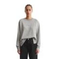 Sweatshirt MARC O'POLO DENIM "aus Organic Cotton" Gr. L, grau Damen Sweatshirts