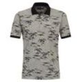 Poloshirt CASAMODA "CASAMODA Polo-Shirt Print" Gr. 6XL, grün (hellgrün), Herren, 100% Baumwolle, Shirts