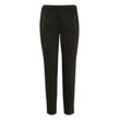 Stoffhose FRANSA "Stoffhose FRZapant", Damen, Gr. 34, N-Gr, schwarz, Obermaterial: 50% Polyester PES. 47% Baumwolle CO. 3% Elasthan EL., casual, slim fit lang, Hosen