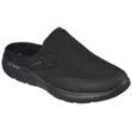 Clog SKECHERS "SUMMITS", Herren, Gr. 45, schwarz, Textil, sportlich, Schuhe Sommerschuh, Sommerschuh, Schlappen, Urlaub, im sportiven Look