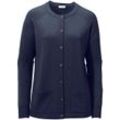 Strickjacke aus 100%Schurwolle Pure Tasmanian Wool Peter Hahn blau