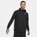 Nike Dry Dri-FIT Fitness-Oberteil mit Kapuze und durchgehendem Reißverschluss für Herren - Schwarz