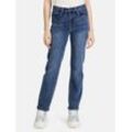 Cartoon Regular Fit-Jeans Damen Baumwolle gemustert, denim