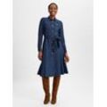 More & More Jeanskleid Damen Baumwolle, blau