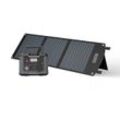 Power Set PS500-60: Solar-Generator, Kraftwerk, Tragbare Powerstation 400Wh + Solarpanel 60W