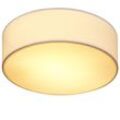 monzana® Deckenlampe Weiß Stoff Ø30cm