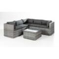 Rattan-Ecklounge inkl. Auflagen