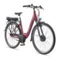 City E-Bike RC845 Multitalent mit 7-Gang Shimano Nabenschaltung, Weinrot