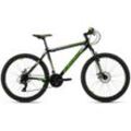 Mountainbike Hardtail 26'' Sharp schwarz-grün RH 51 cm