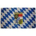 Flagge Bayern Wappen 90 x 150 cm