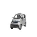 Elekrokabinenroller, Miniauto, E Mobil 2000 Watt Motor, 45 km/h NELO 4.3 Silber